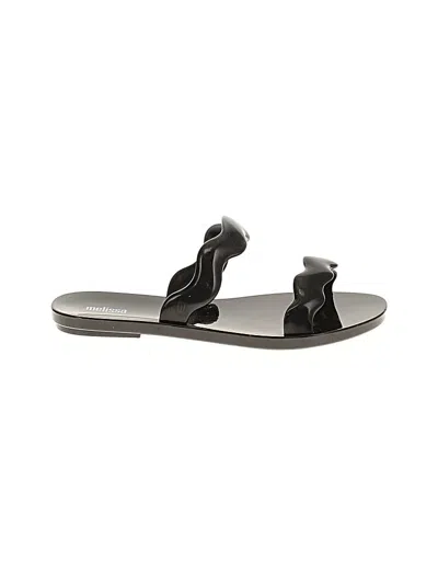 Pre-owned Melissa Sandals In Black