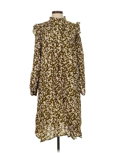 Pre-owned Y.a.s. Casual Dress In Brown