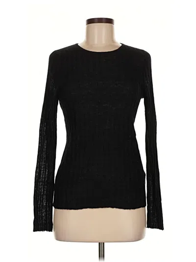 Pre-owned Madewell Pullover Sweater In Black