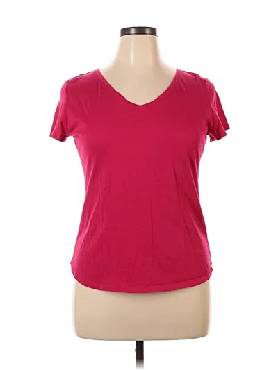 Pre-owned New York And Company Active T-shirt In Red