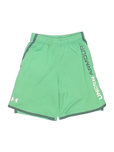 Pre-owned Under Armour Kids' Athletic Shorts In Green