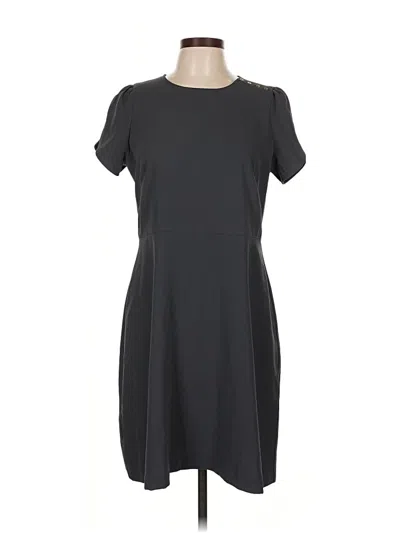 Pre-owned Ann Taylor Loft Casual Dress In Gray
