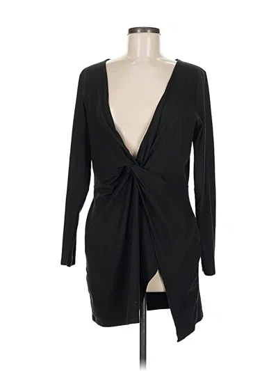 Pre-owned Fashion Nova Cocktail Dress In Black