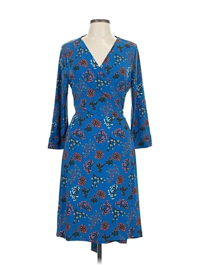 Pre-owned Remade Casual Dress In Blue