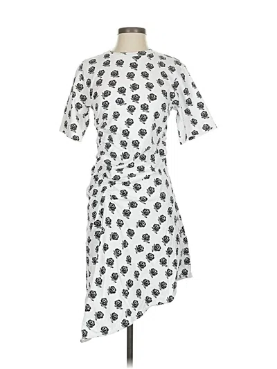 Pre-owned Kenzo Casual Dress In White