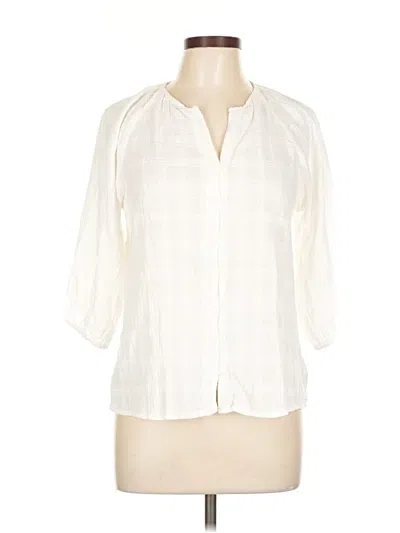 Pre-owned Sanctuary 3/4 Sleeve Blouse In White