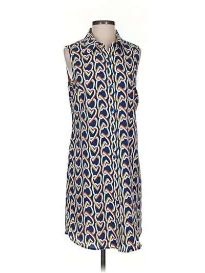 Pre-owned Cabi Casual Dress In Blue