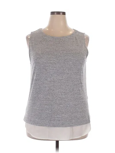 Pre-owned Banana Republic Factory Store Sleeveless T-shirt In Gray