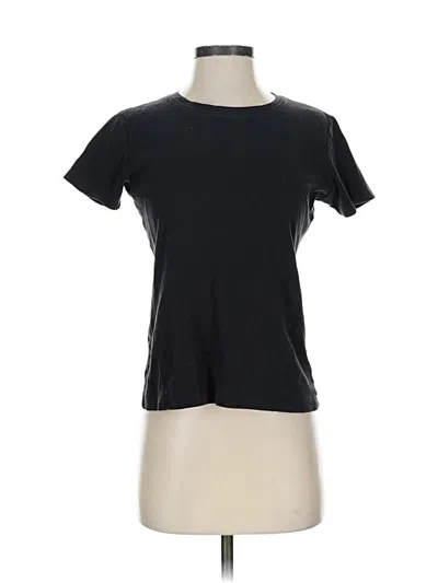 Pre-owned Ann Taylor Short Sleeve T-shirt In Black