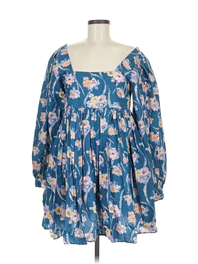 Pre-owned Loveshackfancy Casual Dress In Blue