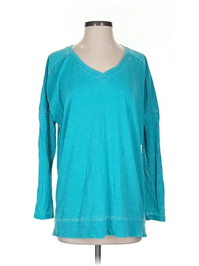 Pre-owned Calvin Klein Performance 3/4 Sleeve T-shirt In Blue