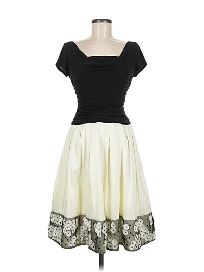 Pre-owned Sl Fashions Cocktail Dress In White