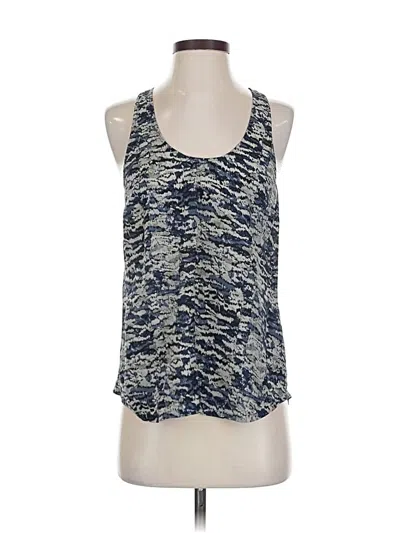 Pre-owned Joie Sleeveless Top Blue Halter Neckline Tops
