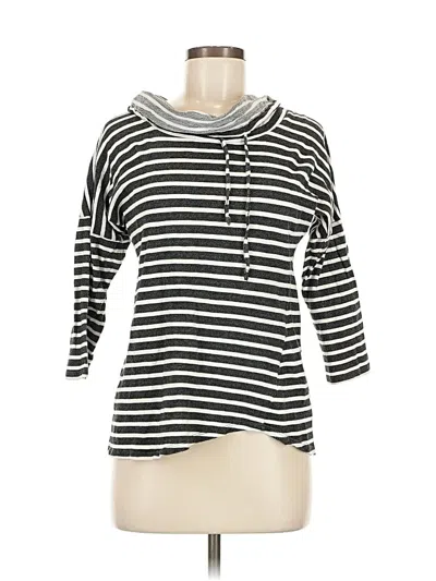 Pre-owned Cynthia Rowley Tjx 3/4 Sleeve T-shirt In Gray