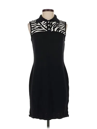 Pre-owned St John Cocktail Dress In Black