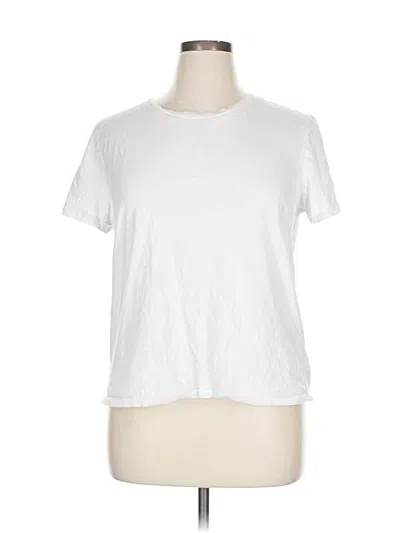 Pre-owned Gap Short Sleeve T-shirt In White