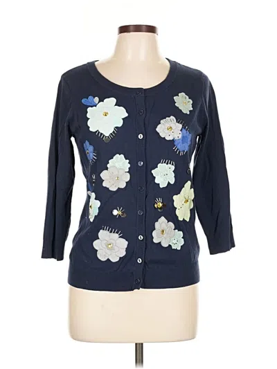 Pre-owned Charter Club Cardigan Sweater In Blue