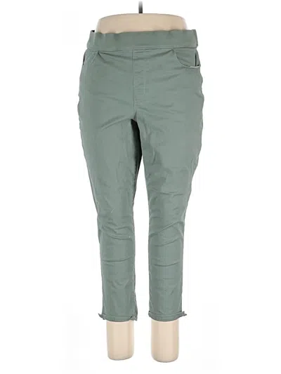 Pre-owned Gloria Vanderbilt Casual Pants In Green