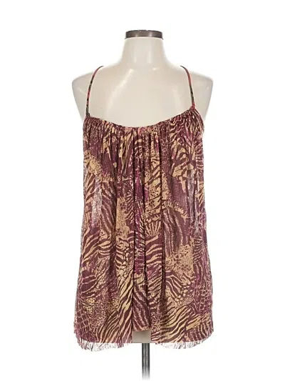 Free People Sleeveless Blouse In Burgundy