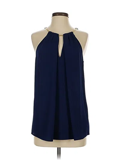 Pre-owned Michael Michael Kors Sleeveless Blouse In Blue