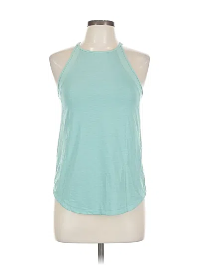 Pre-owned Lululemon Athletica Active Tank Top In Blue