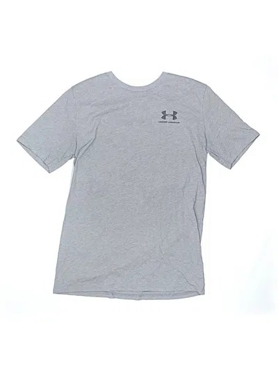 Pre-owned Under Armour Kids' Active T-shirt In Silver