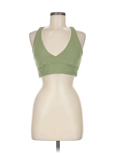 Pre-owned Athleta Sports Bra In Green