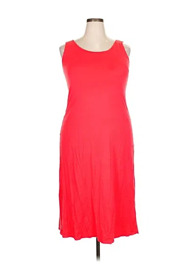 Pre-owned Uniqlo Casual Dress In Red