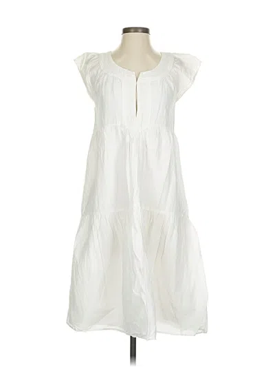 Pre-owned Calypso St Barth Casual Dress In White