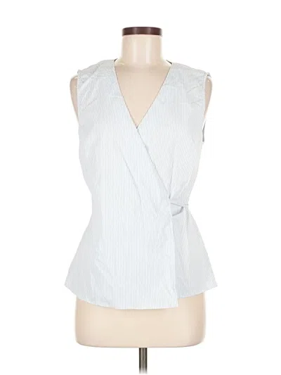 Pre-owned Southern Tide Sleeveless Blouse In Blue