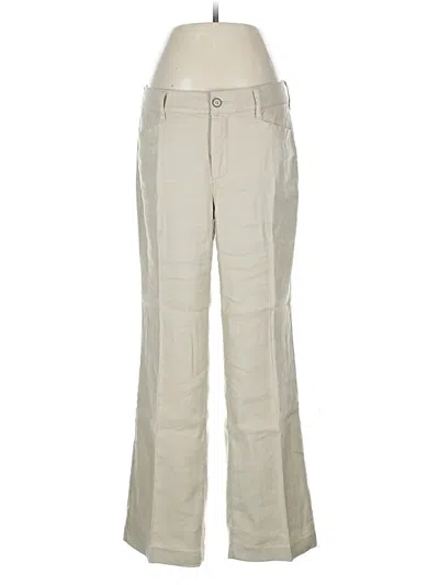 Pre-owned Nydj Linen Pants In White