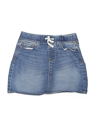 Pre-owned Gap Kids' Denim Skirt In Blue