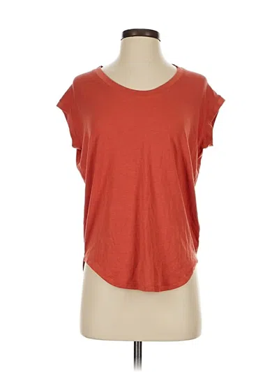 Pre-owned Athleta Short Sleeve T-shirt In Red