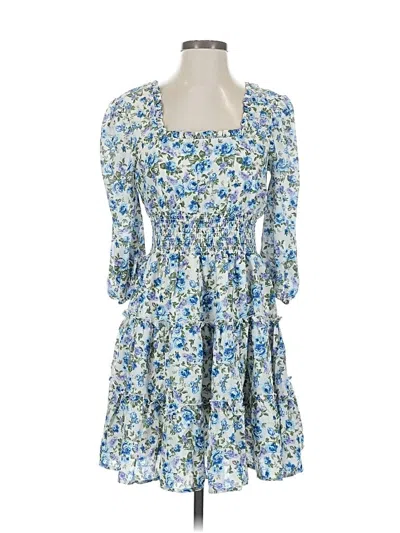 Pre-owned Alove Story A...love Story Casual Dress In Blue