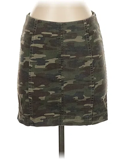 Pre-owned Free People Casual Skirt In Green