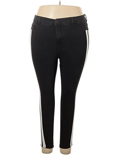 Pre-owned Celebrity Pink Jeggings In Black