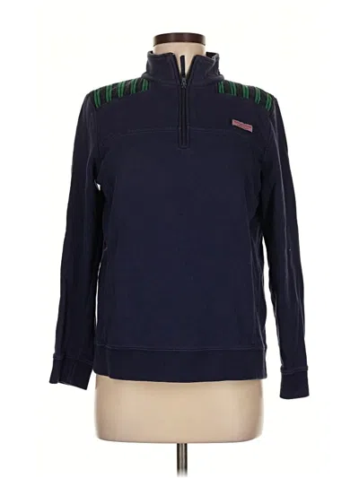 Pre-owned Vineyard Vines Pullover Sweater In Blue