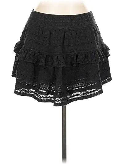Pre-owned Aerie Casual Skirt In Black