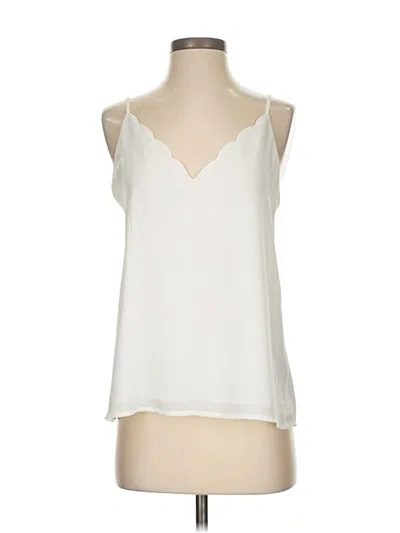 Pre-owned Socialite Sleeveless Blouse In White