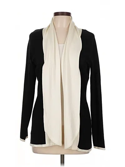 Pre-owned Red Cardigan Sweater In Black