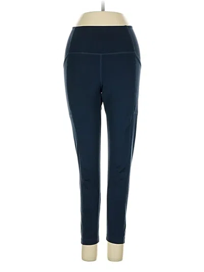 Pre-owned Girlfriend Collective Active Pants In Blue