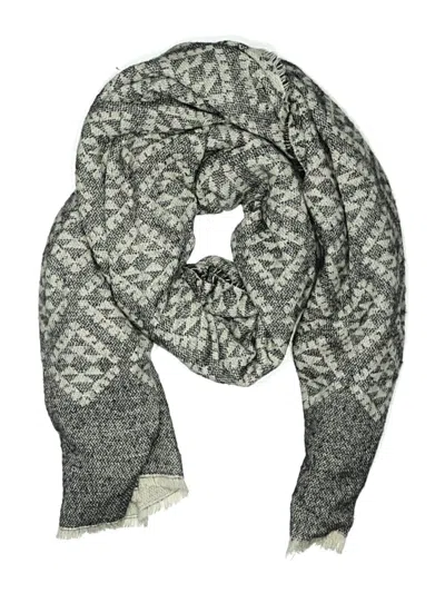 Pre-owned H&m Scarf In Gray