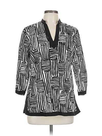 Pre-owned Charter Club Kimono In Black