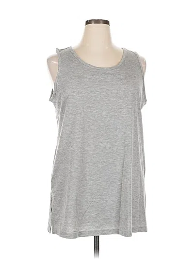Pre-owned Natori Sleeveless T-shirt In Gray