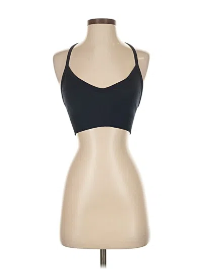 Pre-owned Lululemon Athletica Tank Top Black Halter Neckline Tops