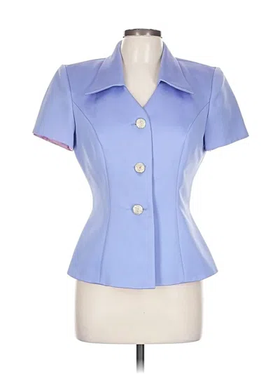 Pre-owned Alex Evenings Blazer Jacket In Blue