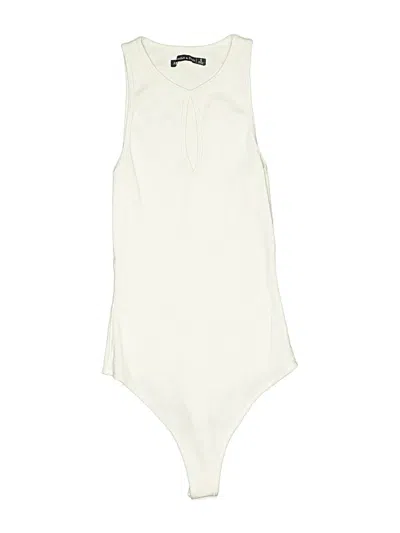Pre-owned Abercrombie & Fitch Bodysuit In White