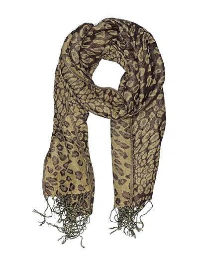 Pre-owned Unbranded Scarf In Brown