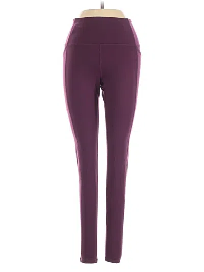 Pre-owned Girlfriend Collective Active Pants In Purple
