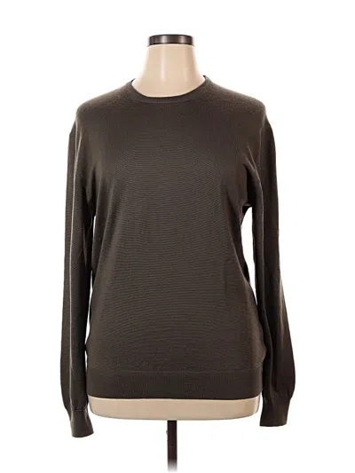 Pre-owned Boggi Milano Long Sleeve T-shirt In Brown